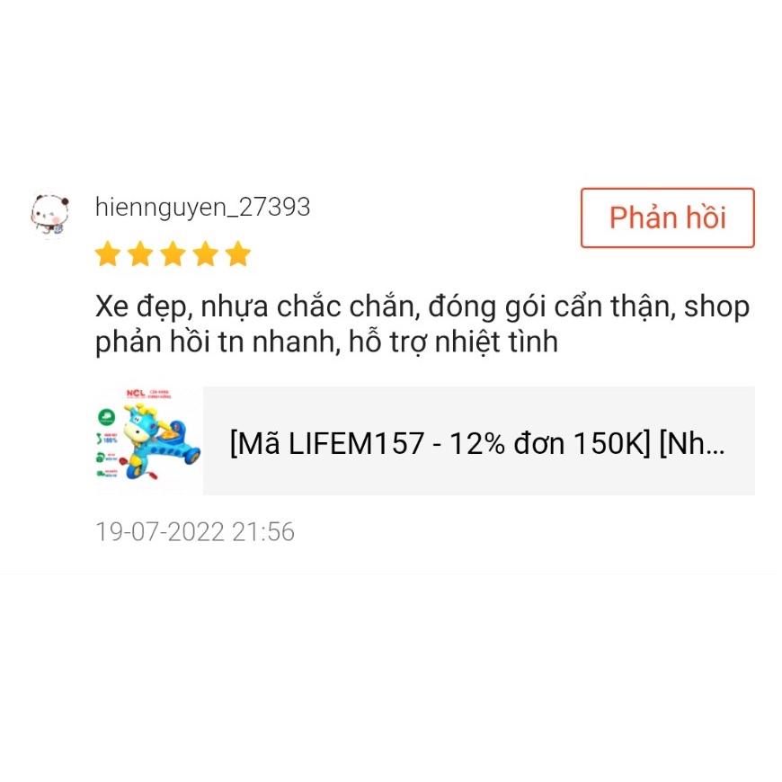 Xe 3 Bánh Trẻ Em Nhựa Chợ Lớn L7 hình Hươu Con Vui Vẻ - M1763A-X3B