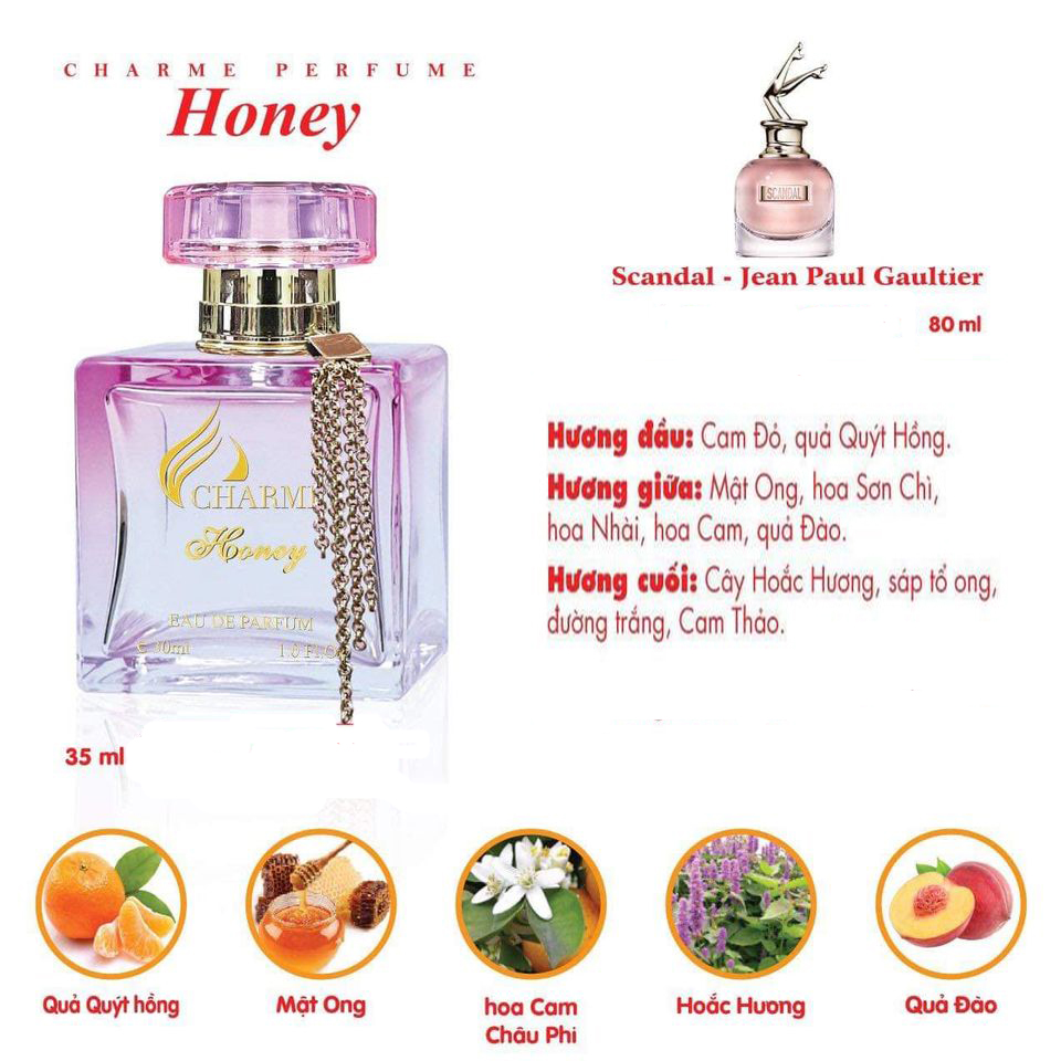 Nước hoa nữ Charme Honey 35ml