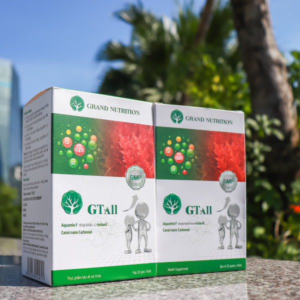 GTall - Nước tăng chiều cao GTall. Càng uống càng cao