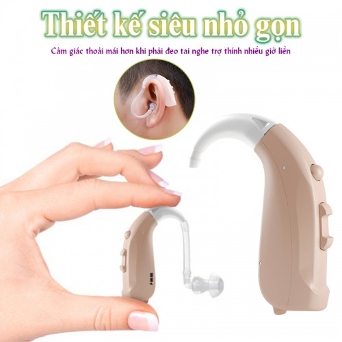 Máy trợ thính không dây mini Axon F-998 - có bộ lọc tiếng ồn hiện đại - Tặng kèm hộp đựng