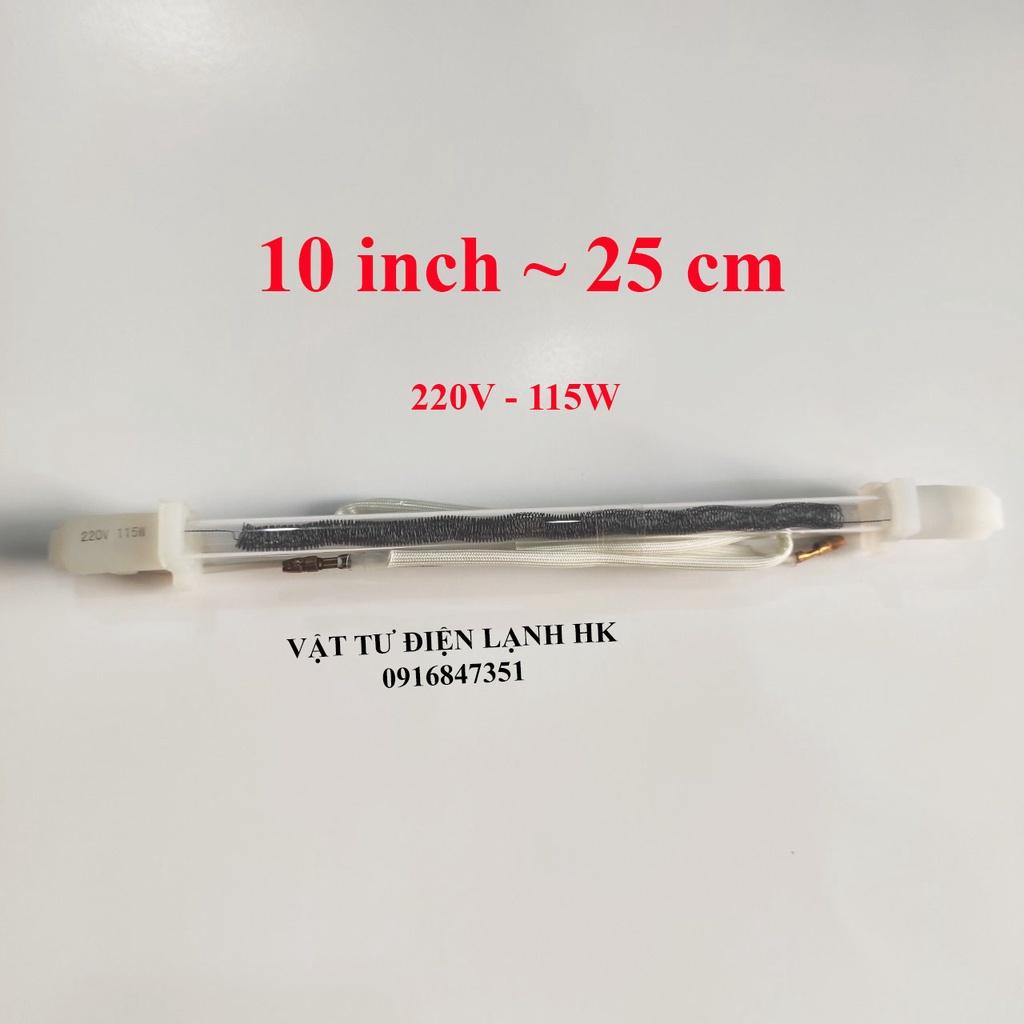 Thanh sấy nhiệt Tủ Lạnh 8-10-11-12-14-16 inch 220V , Điện trở phá băng, bóng sấy xả đá