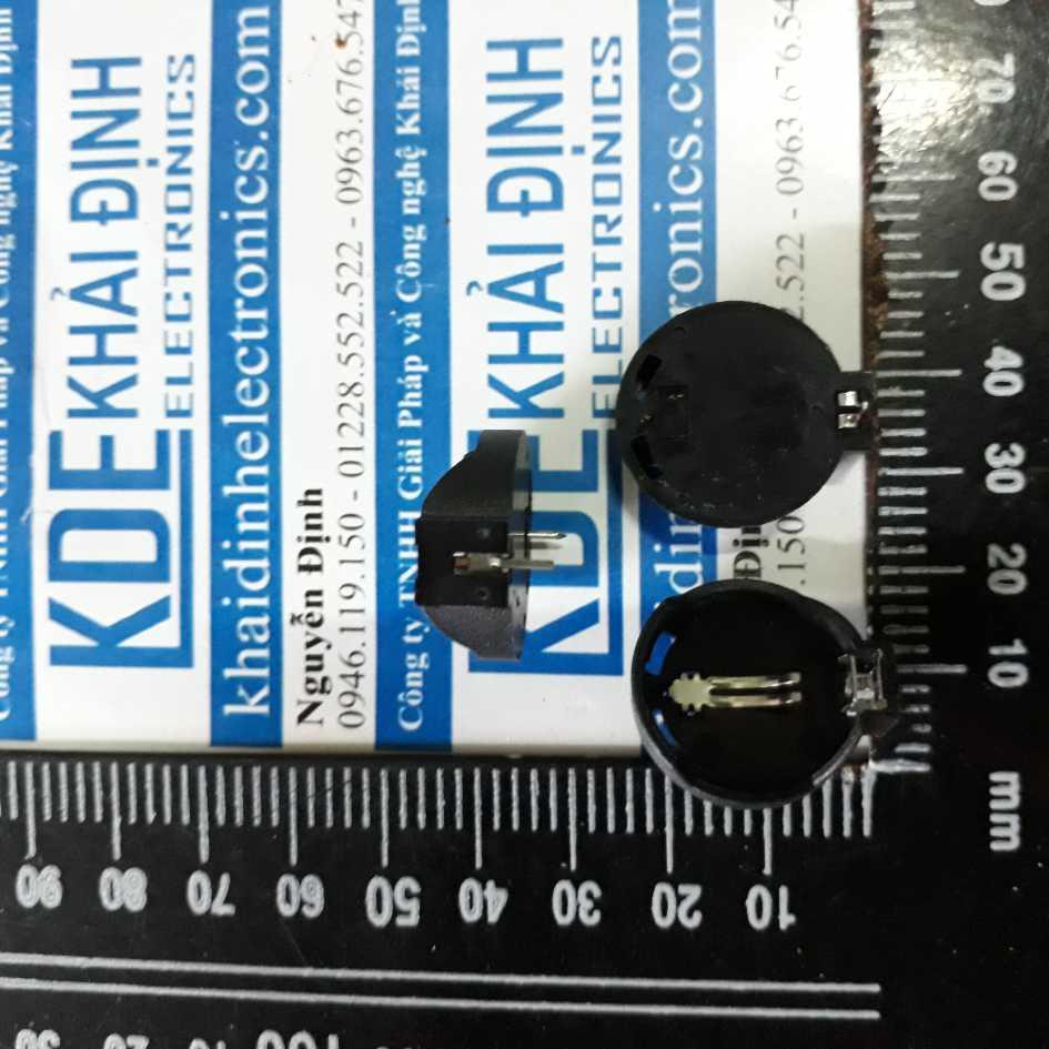 20 cái ĐẾ PIN 3V, CR2032 NẰM kde1936
