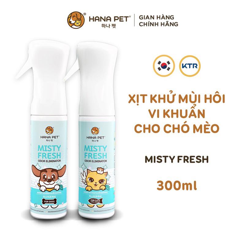 Xịt khử mùi đa năng và hỗ trợ ngăn ngừa vi khuẩn Misty Fresh cho thú cưng