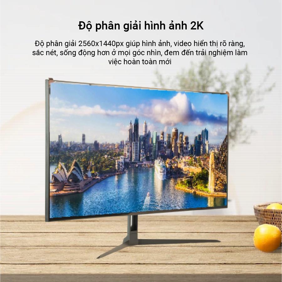 Màn hình máy tính T272QC 27 inch 2K full 4 viền 165HZ - Chất lượng cao - Hàng Chính Hãng