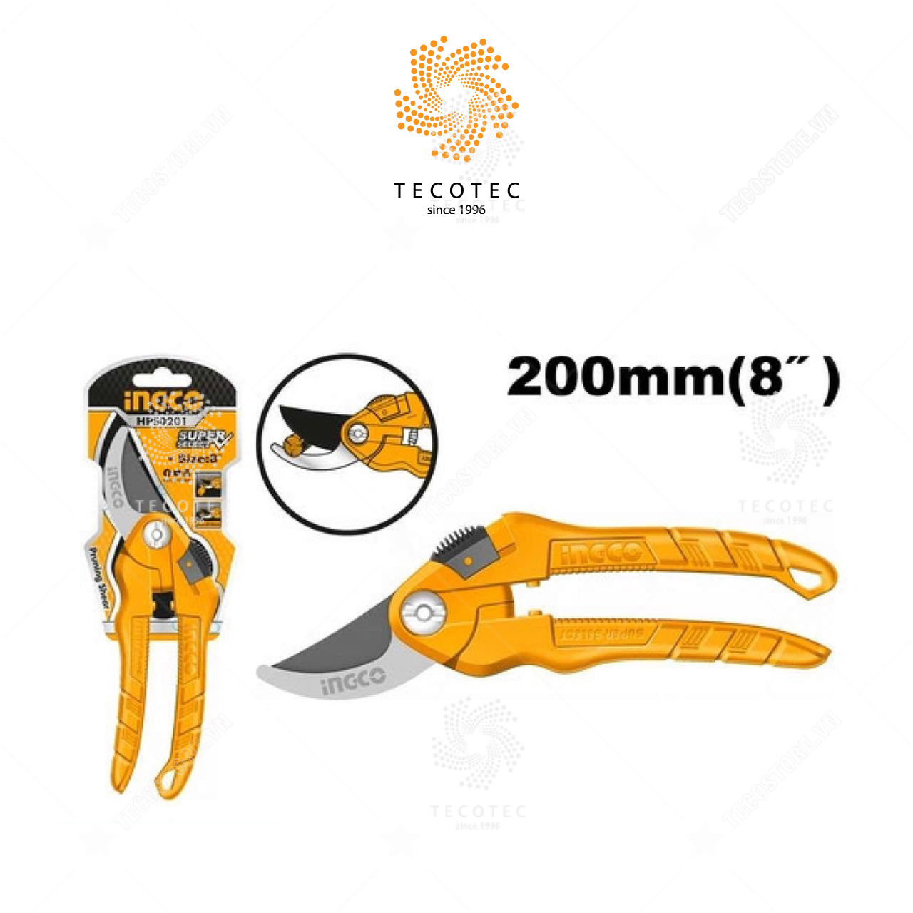 Kéo cắt tỉa cành cây INGCO HPS0201