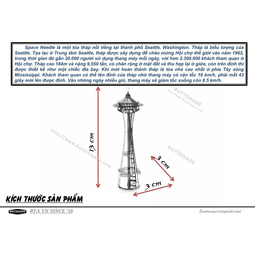 Mô Hình Lắp Ráp 3d Tòa Tháp Space Needle