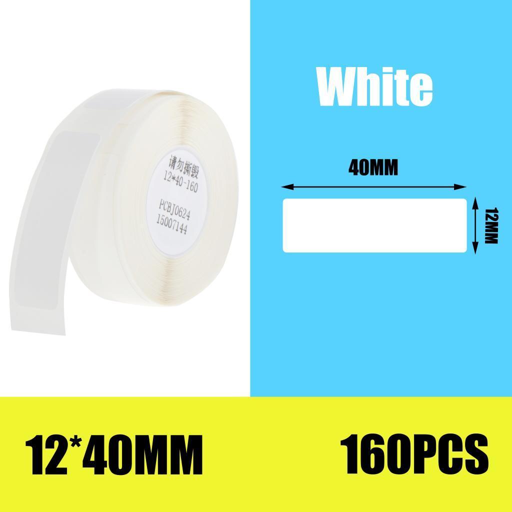 5 Roll Supermarket Portable Thermal Printer Tear-Resistant Price Tag Sticker