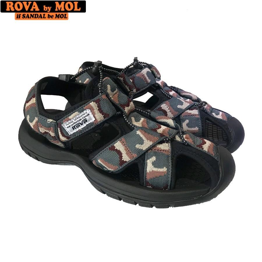 Giày Sandal Nam Bít Mũi Camo