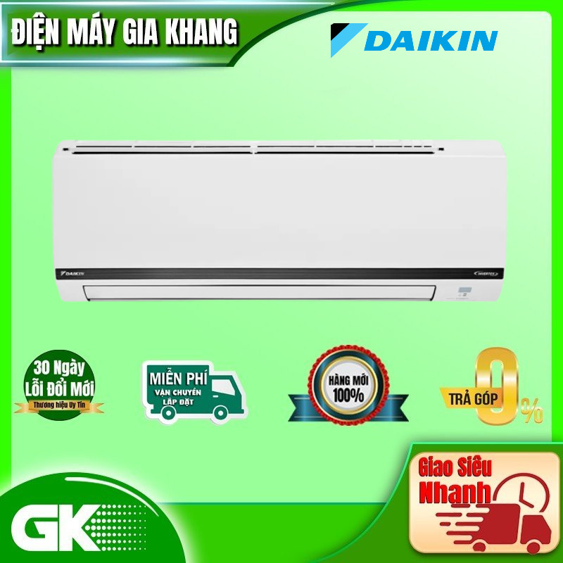 [Miễn phí công lắp] - Model mới 2023 - Máy Lạnh Daikin Inverter FTKB35XVMV 1.5HP (12000BTU) - Tiết kiệm điện - Luồng gió Coanda - Độ bền cao - Chống Ăn mòn - Chống ẩm mốc - Làm lạnh nhanh - Hàng chính hãng