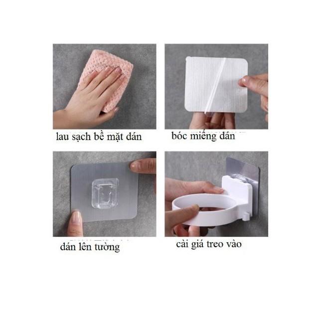 Giá Dán Tường Hiện Đại, Kệ Dán Tường Để Máy Sấy Tóc Đa Năng, Dùng Cho Nhà Tắm Tiện Dụng, Khô Ráo, Sạch Sẽ. TakyHome 4021