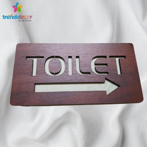 Bảng Gỗ Treo Cửa Decor Toilet Phòng Vệ Sinh