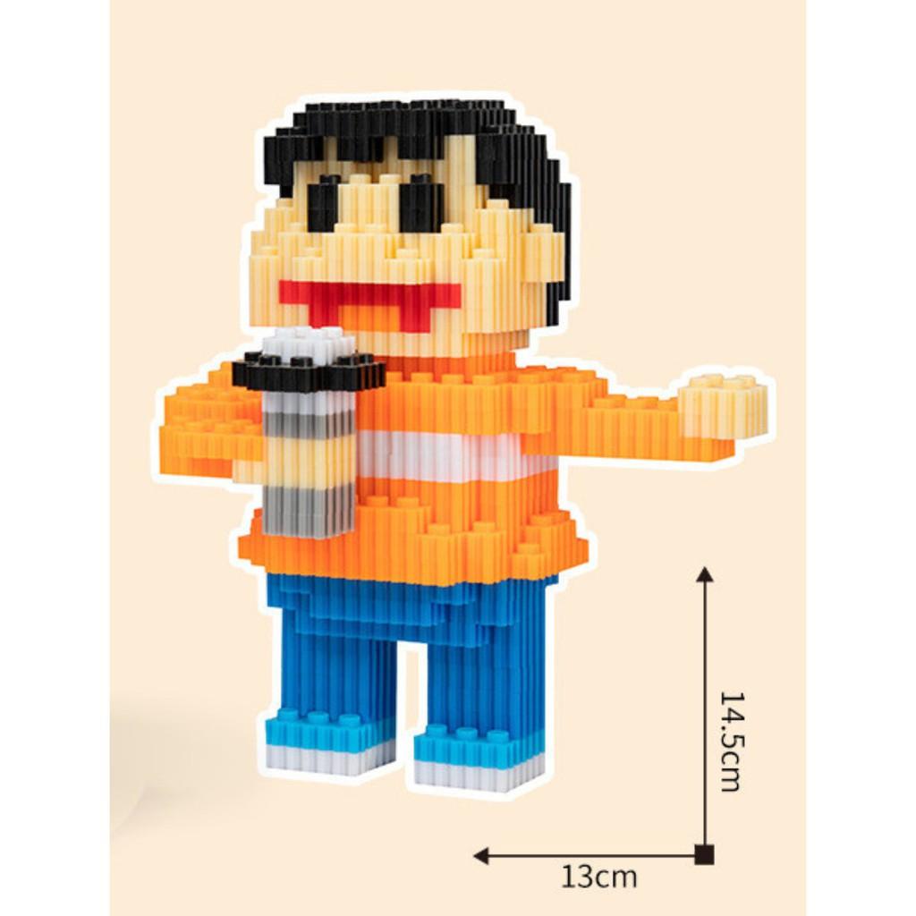 NANOBLOCKS - LẮP RÁP NHÂN VẬT DO RE MON- GIÁ BỘ 6 CON