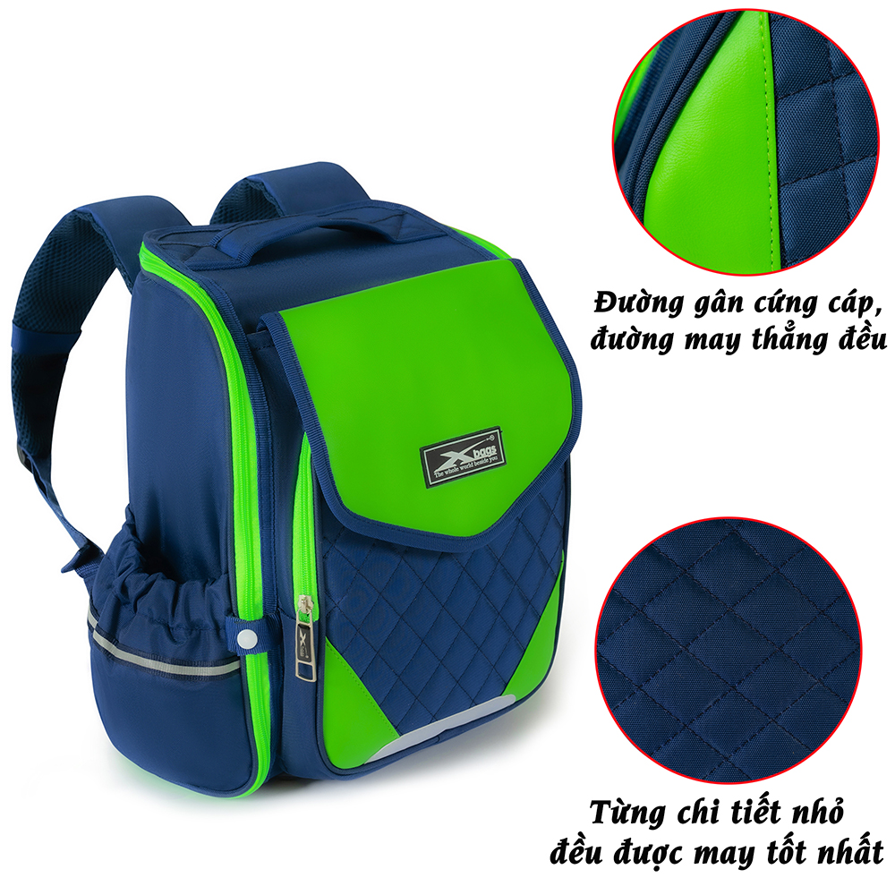 Balo Chống Gù Bé Trai, Bé Gái Xbags Xb 3108, Balo Học Sinh Tiểu Học làm bằng chất liệu Polyester, chống thấm nước