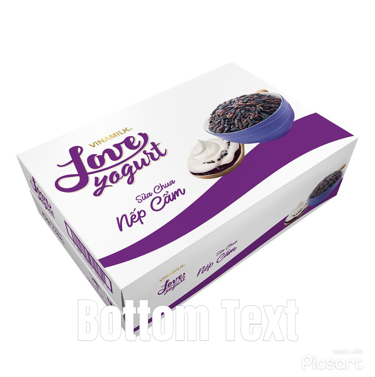 Sữa Chua Ăn Love Yogurt Nếp Cẩm - Thùng 48 hộp 100g