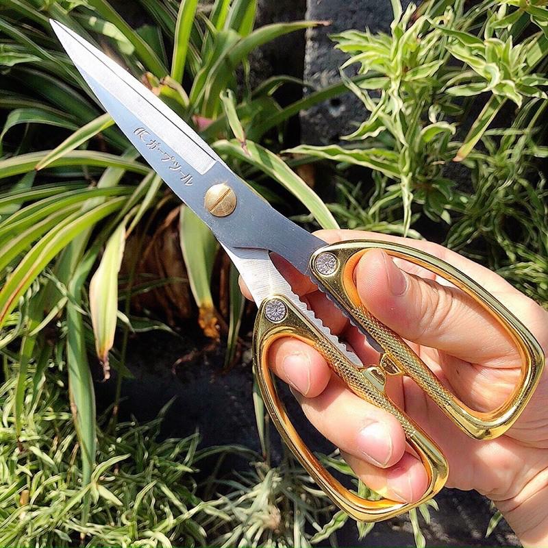 Kéo cắt đa năng Nhật, rất bền, thép không rỉ, sắc bén, cầm rất đầm tay, rất chất lượng