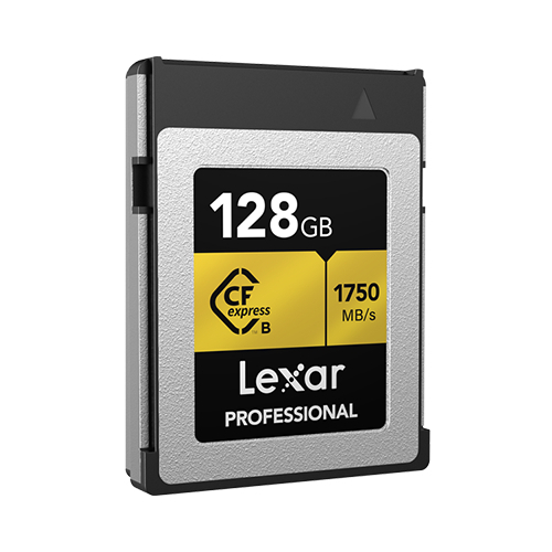 Thẻ nhớ CFexpress Type B 64GB/ 128GB Lexar Gold series, quay video RAW 8K, tốc độ đọc lên đến 1750Mb/s, ghi 1000Mb/s - Hàng chính hãng
