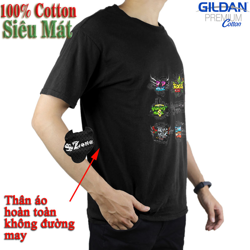 Áo Phông Nam Cotton 100% In Hình 3D Cao Cấp Có Big Size - Áo Thun Nam Ngắn Tay Chất Mát Mùa Hè SZone PM51