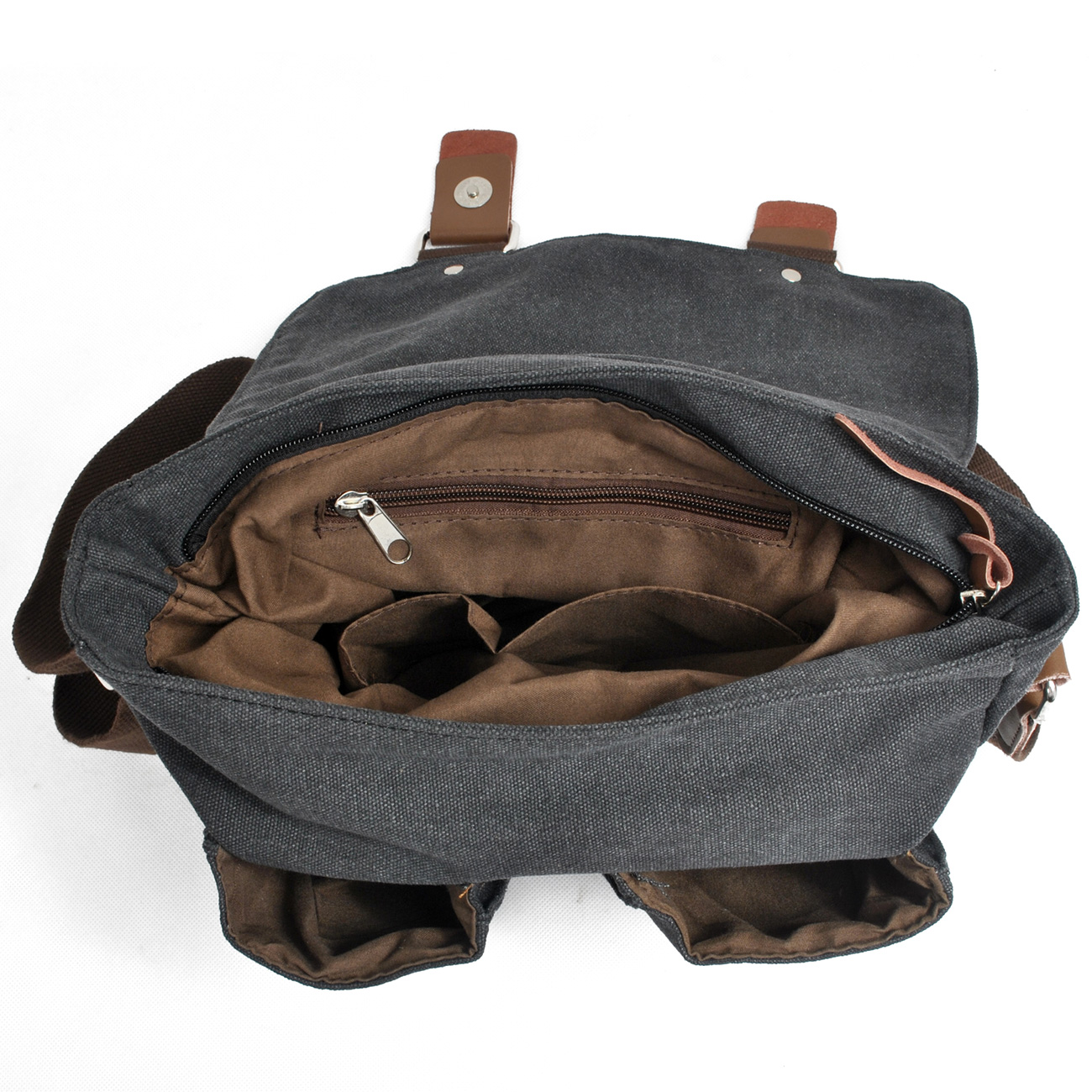 Túi đeo chéo vải bố AT2101 | Anh Tho Leather