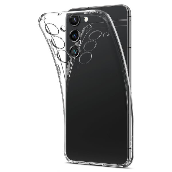 Ốp lưng Spigen Liquid Crystal cho Samsung Galaxy S23 - Thiết kế trong suốt, chống sốc, chống ố, chống bẩn, viền camera cao - Hàng chính hãng