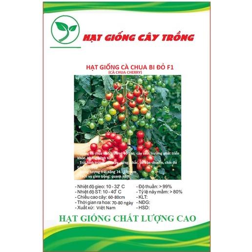 Hạt Giống Cà Chua Bi Đỏ (Cà Chua Cherry) F1 CT278 - Gói 30 hạt