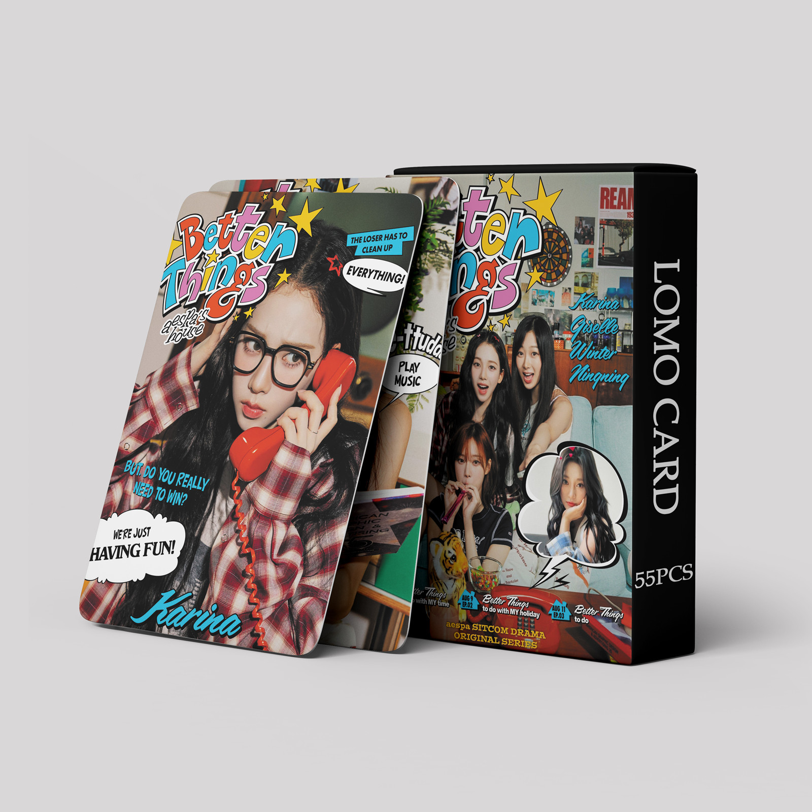 Set 55 Lomo Card  Aespa - Better Things 2023