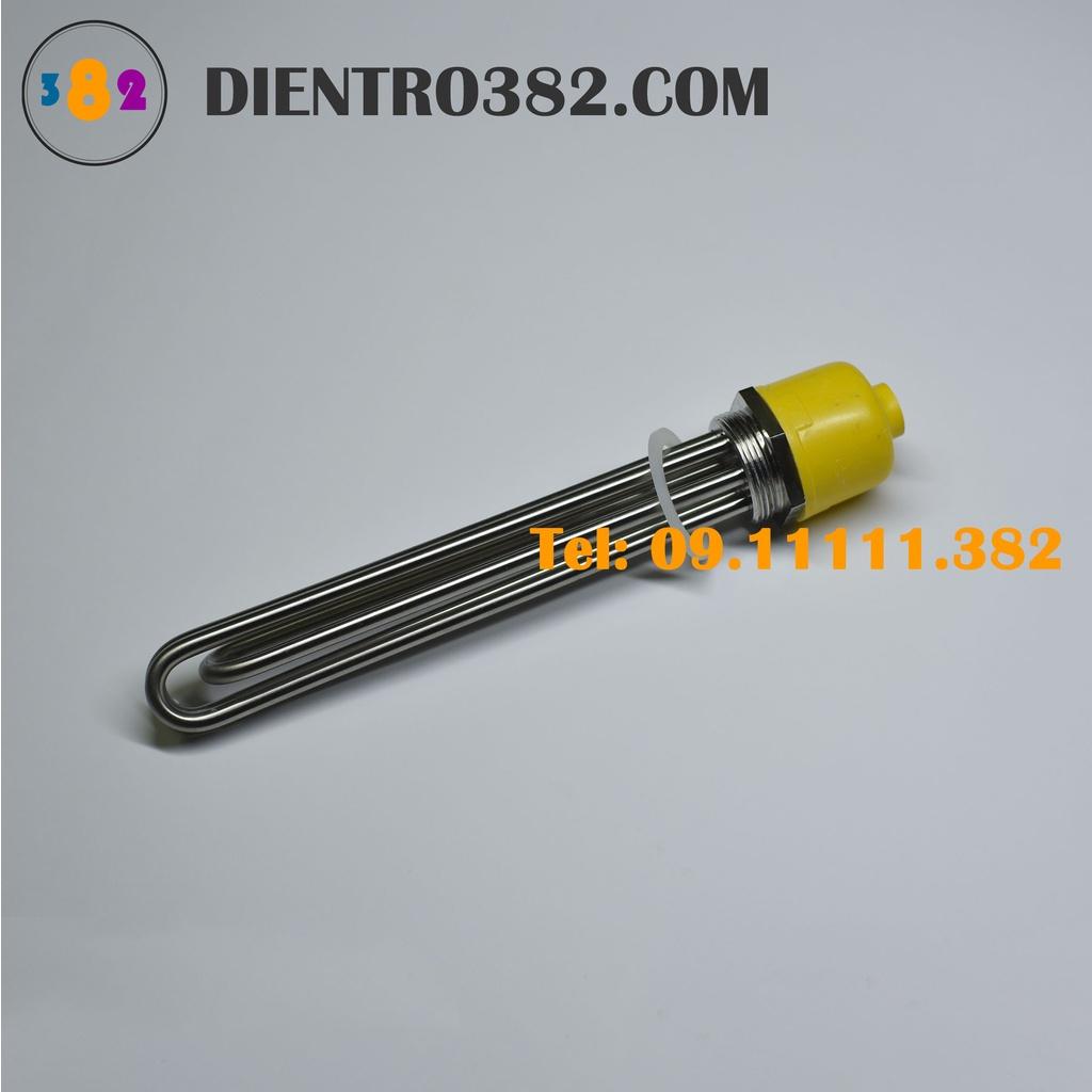 Điện trở củ ren phi 48, thanh nhiệt phi 48 inox 304 - Điện trở 382