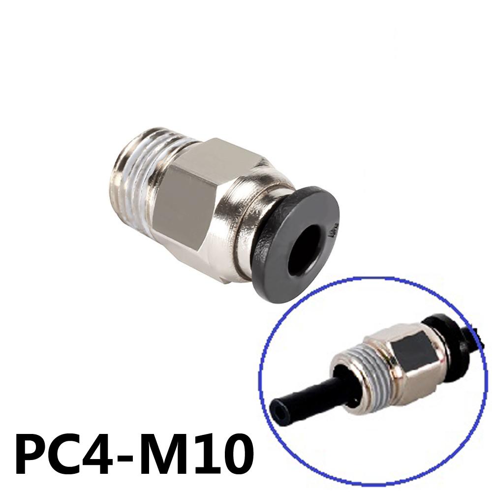 4 Cái/lốc PC4-M6 PC4-M10 PC4-01 3D Máy In Đầu J Khí Nén Kết Nối PTFE Ống Nhanh Cặp Đôi Phụ Kiện Reprap Hotend