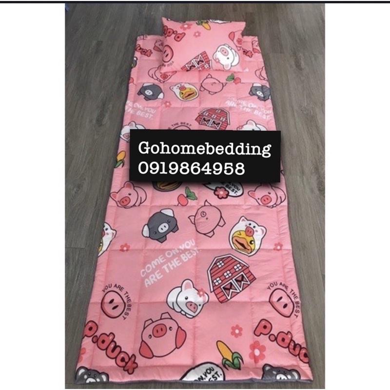 Topper mỏng trải giường độ dày 2-3cm chất liệu cotton poly cao cấp hàng loại 1