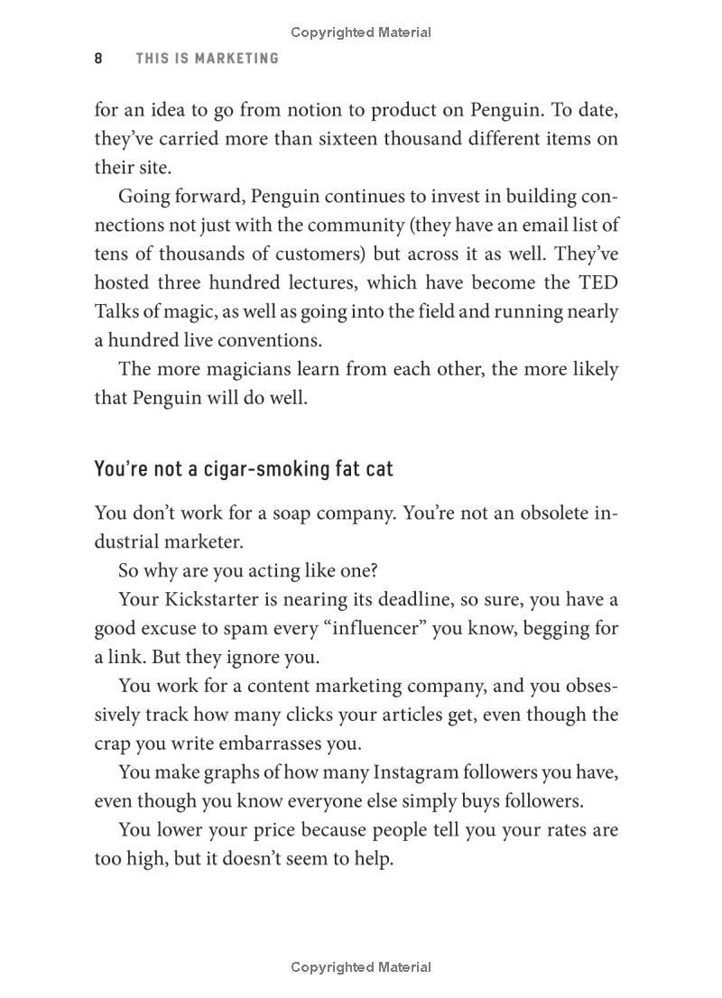 This is Marketing: You Can’t Be Seen Until You Learn To See