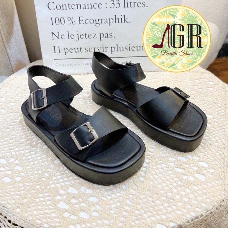 Sandal xuồng bản khoá sắt vuông gài 2,5 cm