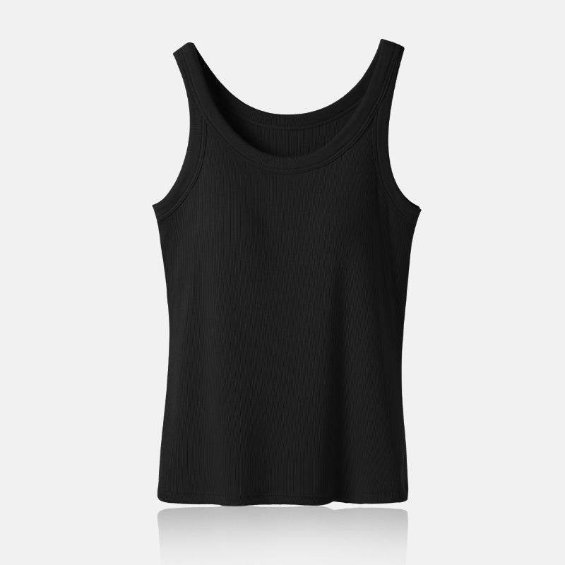 Áo Sát Nách Có Đệm Ngực Cotton Cao Cấp, Áo Ba Lỗ Chất Thun Co Giãn CT006