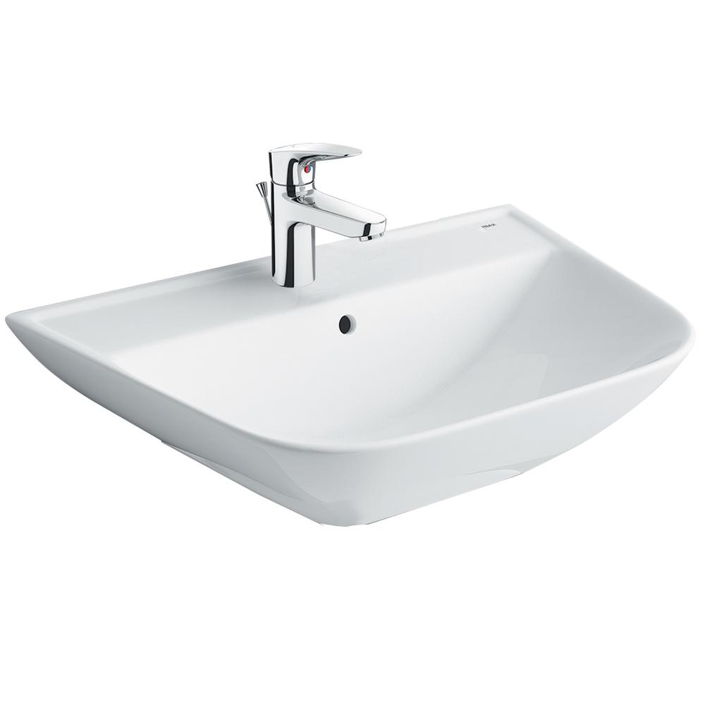 Chậu rửa lavabo Inax L-297V .Thiết kế lòng chậu rộng rãi, hạn chế bắn nước