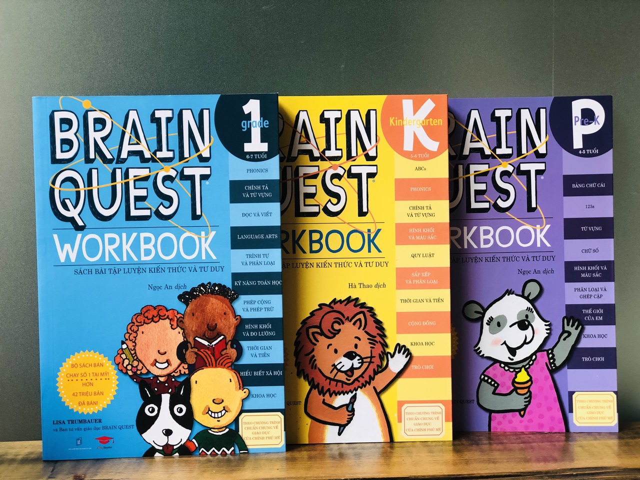 Sách brain quest workbook phát triển tư duy cho bé