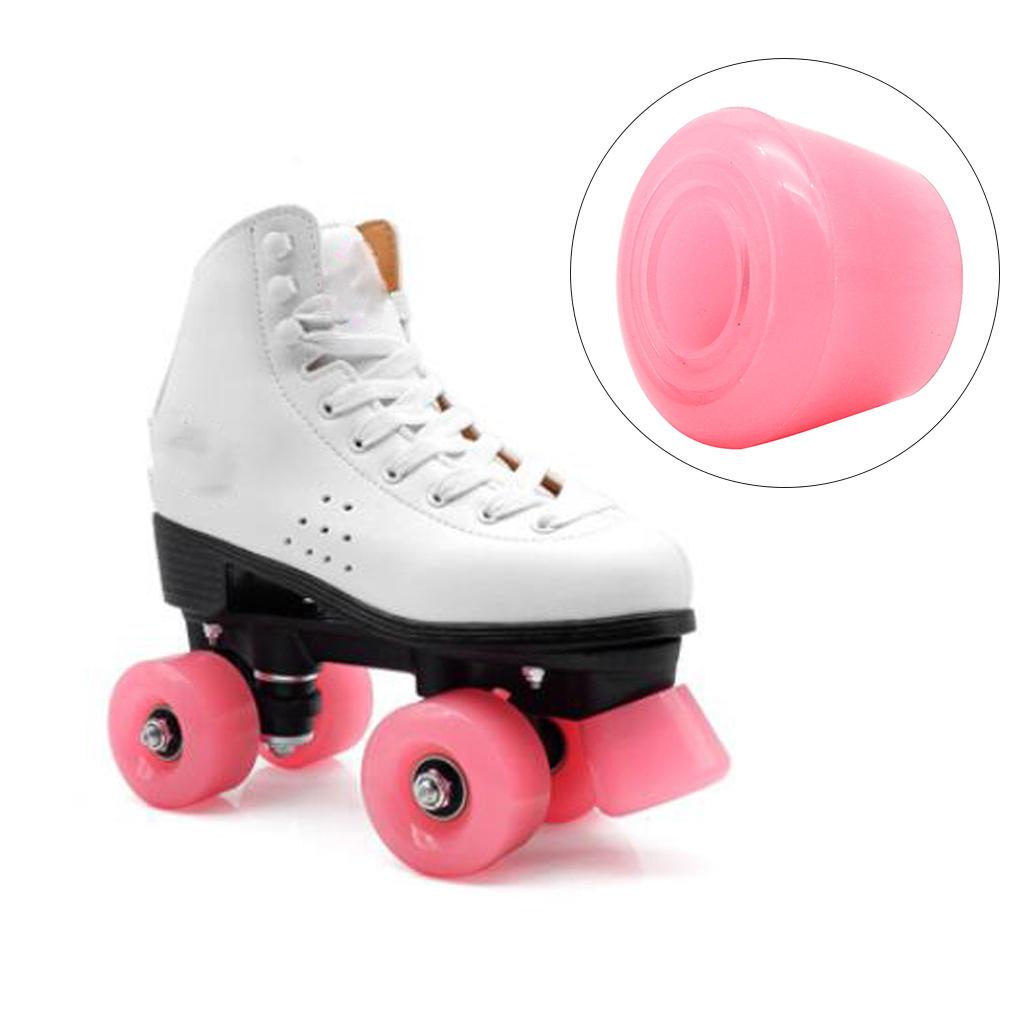 Durable PU Roller Skate Stoppers Toe Stop Rubber Skate Braking Plug Pad Replacement for Skating Practice Training Accessories