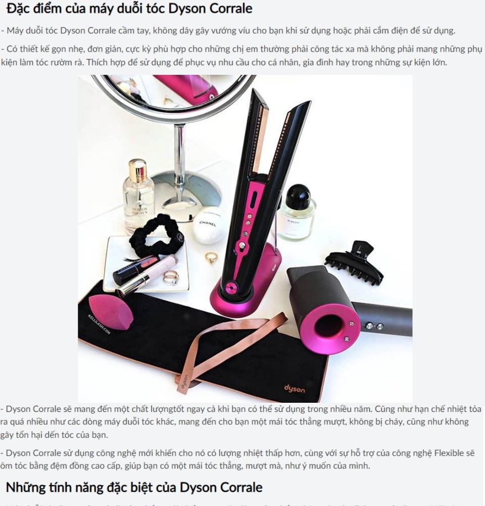 máy duỗi tóc dyson corrale straightener, máy làm thẳng tóc, máy là tóc 3 máy duỗi tóc dyson corrale straightener, máy làm thẳng tóc, máy là tóc 3