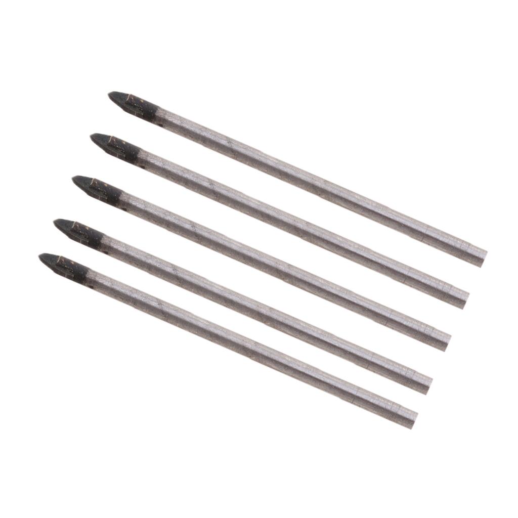 10 Pieces 3 &amp; 4mm Spear Head Ceramic,Porcelain,Marble,Drill Bit Glass Tile