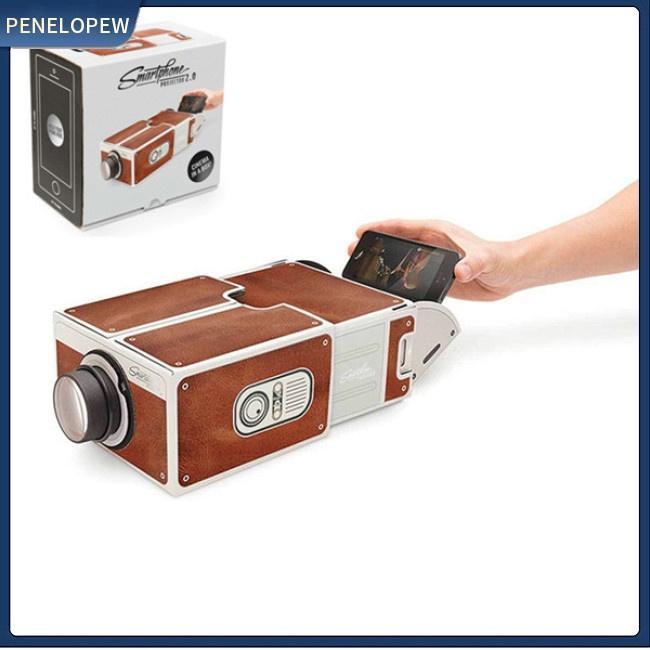 Máy Chiếu 3D Mini DIY Có Thể Điều Chỉnh Cho Điện Thoại Di Động