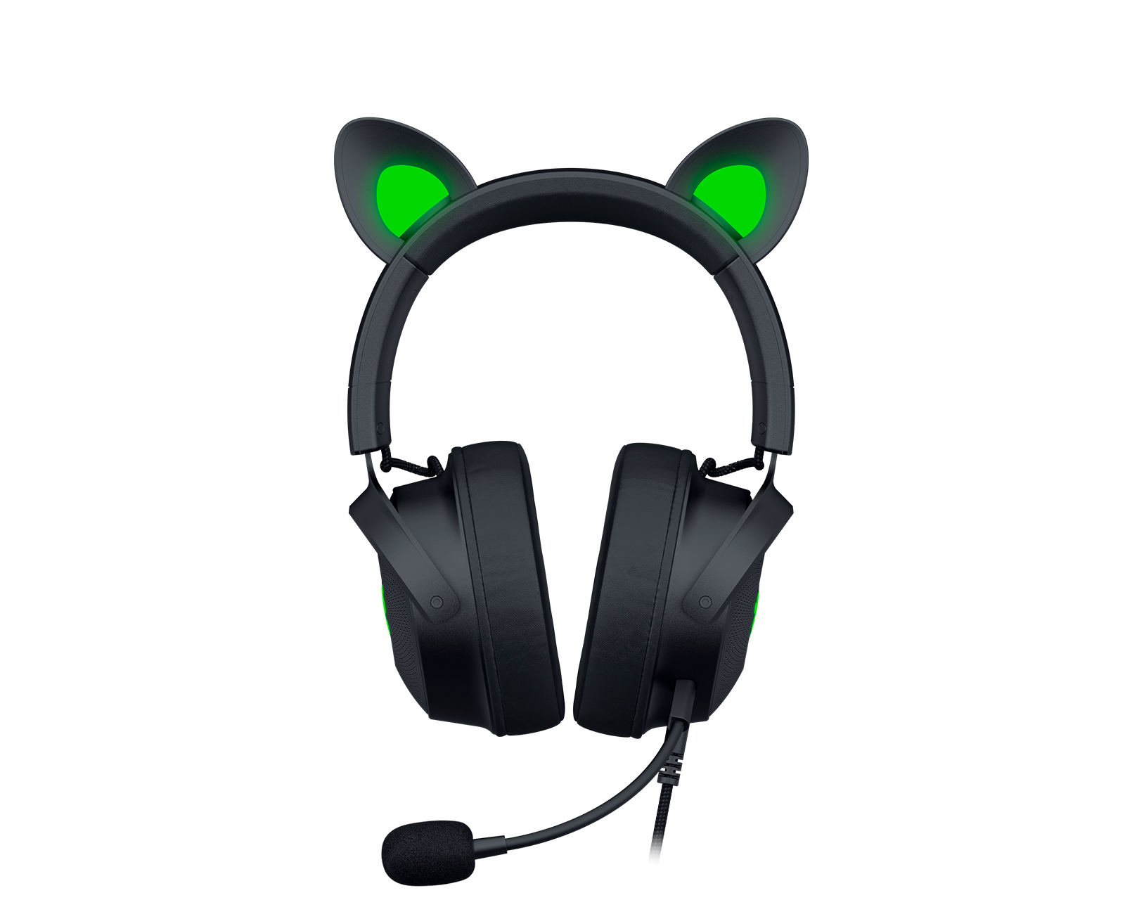 Tai nghe có dây chùm đầu Razer Kraken Kitty Edition V2 Pro-Wired RGB Headset with Interchangeable Ears_Mới, hàng chính hãng