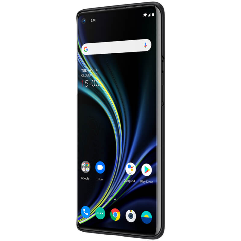 Ốp lưng nhựa cứng PC sần không bám vân tay, tặng kèm kệ đỡ điện thoại cho Oneplus 8 Pro- Hàng chính hãng.
