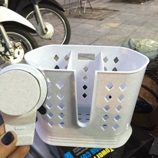 Kệ cắm thìa đũa siêu hít 2 ngăn 3 ngăn