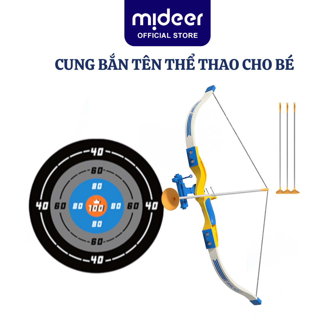 Đồ chơi bắn cung an toàn Mideer Kid Archer Set, Đồ chơi vận động cho bé