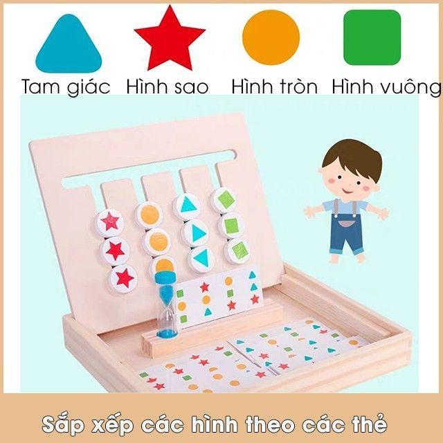 Trò chơi toán học 4 màu có đồng hồ - Four color game