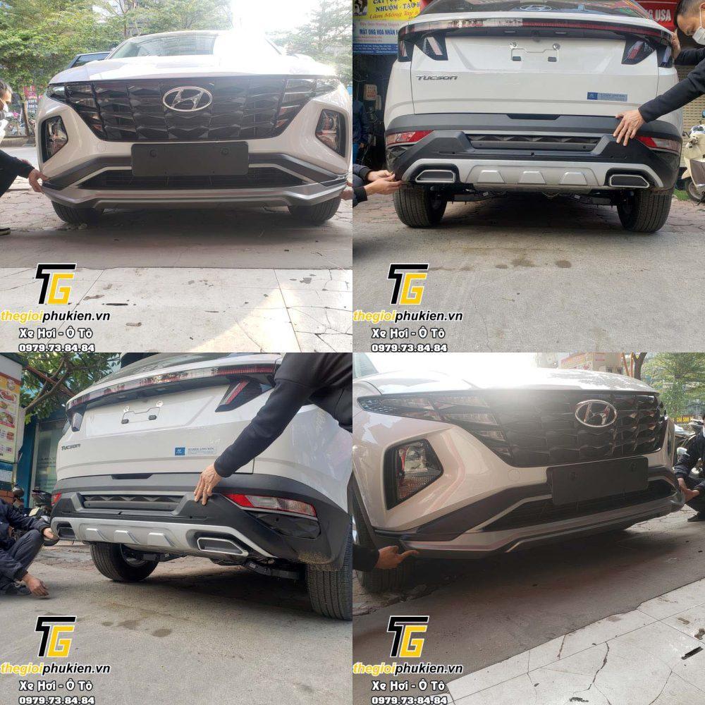 Bộ ốp cản trước, cản sau Hyundai Tucson 2022
