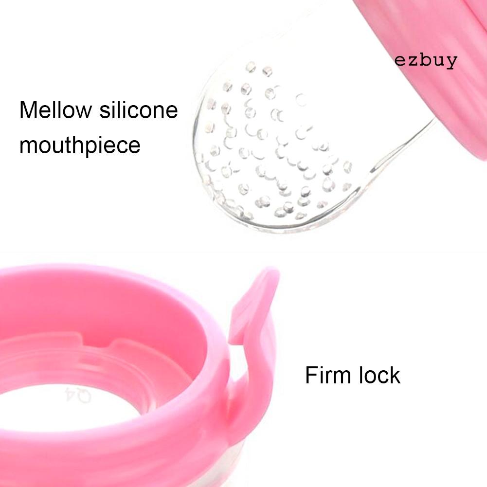 Núm ti giả bằng silicone cho bé ăn dặm