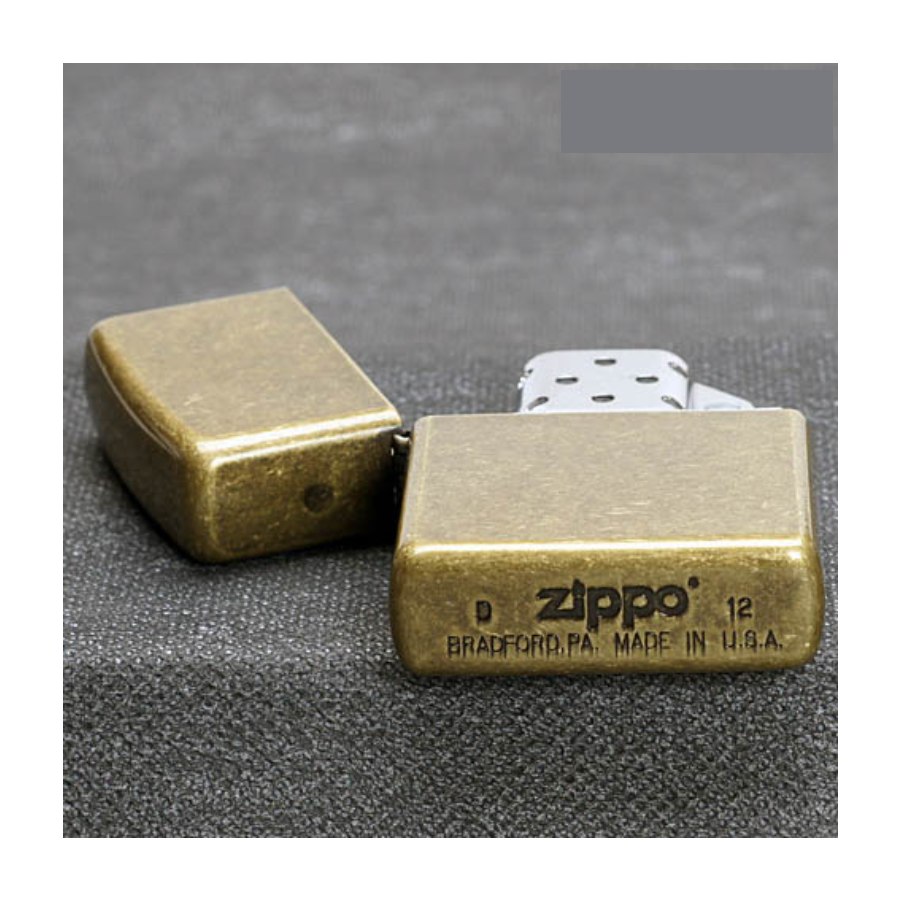 Bật lửa ZIPPO 201FB –Bật lửa ZIPPO ANTIQUE BRASS