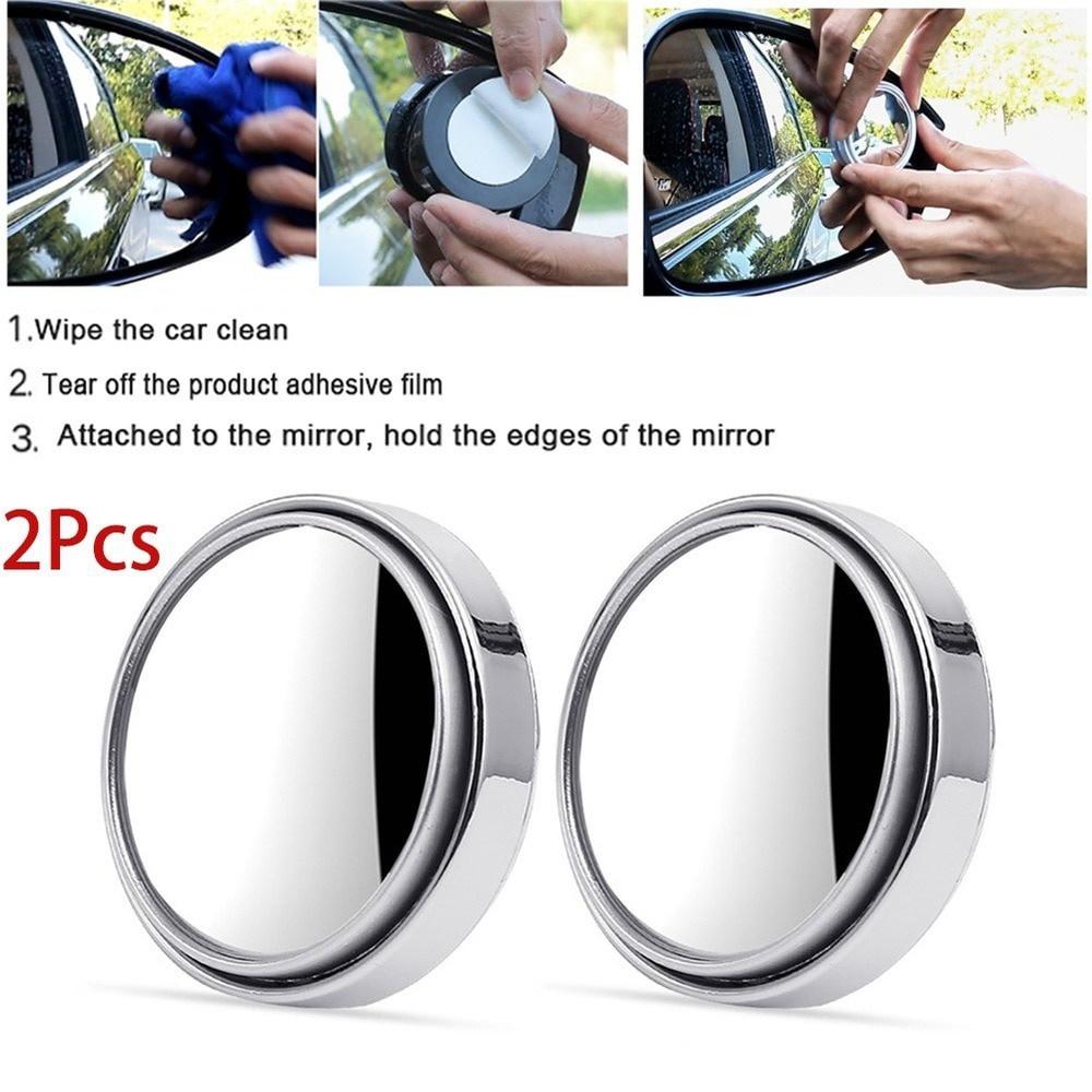 Set 2 gương chiếu hậu góc rộng 360 độ soi điểm mù tiện lợi cho xe ô tô