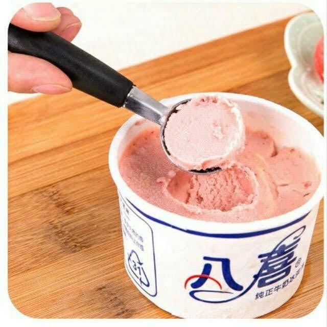 Muỗng Múc Kem Dưa Hấu Hai Đầu Bằng Thép Không Gỉ