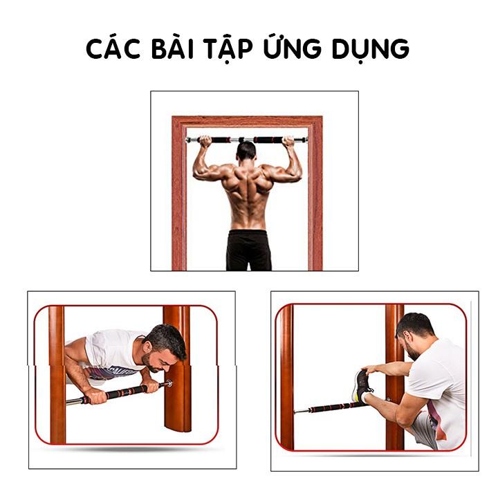 Xà đơn gắn cửa treo tường đa năng CSHome Thanh hít xà - Dụng cụ tập thể dục tại nhà săn chắc cơ bắp, bụng 6 múi giảm cân