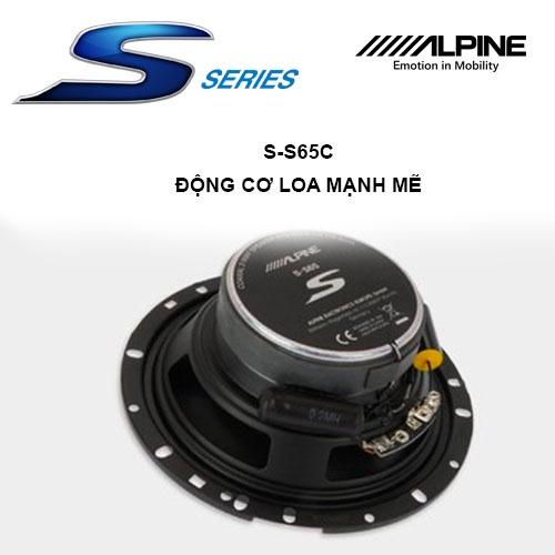 S-S65C Loa xe hơi thành phần (phân tần) 2 chiều 6.5 inch chính hãng Alpine