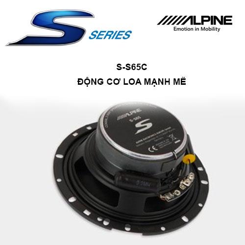 S-S65C Loa xe hơi thành phần 2 chiều 6.5 inch chính hãng Alpine